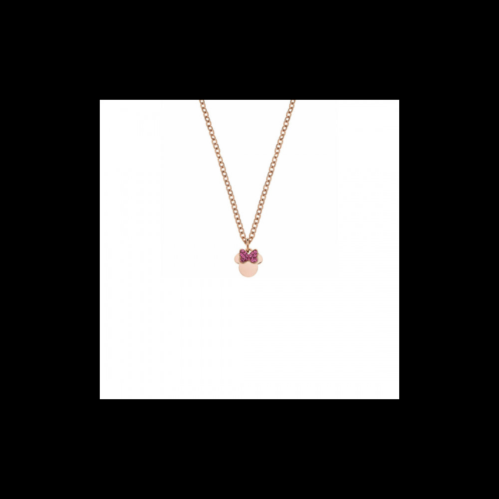 Collana DISNEY Minnie Mouse in Acciaio e cristalli