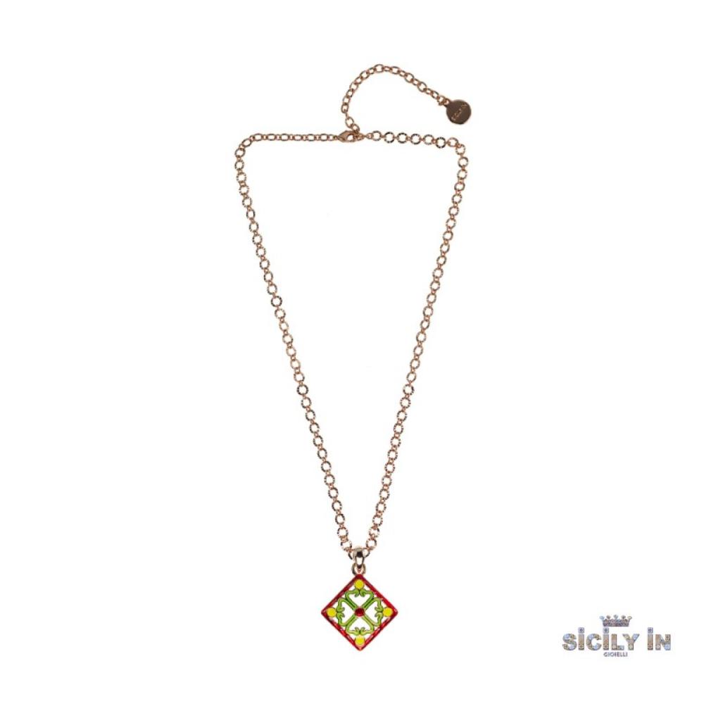 COLLANA IN METALLO ANALLERGICO CON 1 CHARM - CL114R