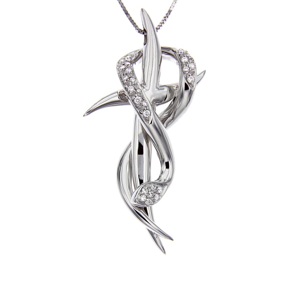 Croce Croce con Diamanti CT 0.18