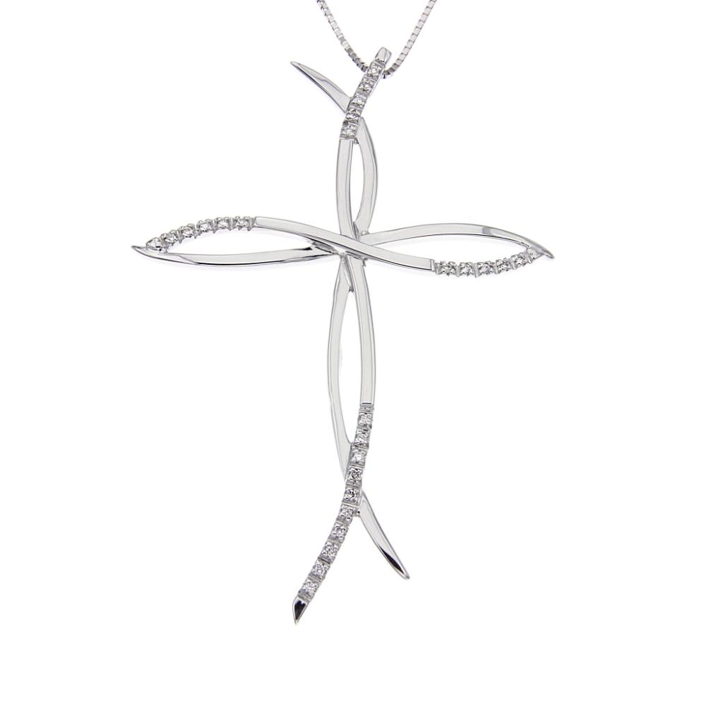 Croce con Diamanti CT 0.20