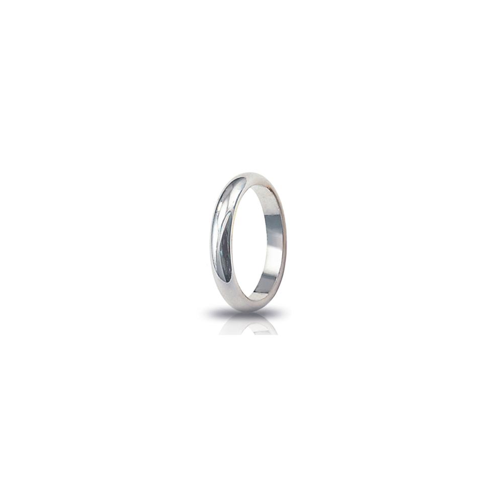 Fedina Classica in argento bianco Mm 3,50 UNOAERRE 5677