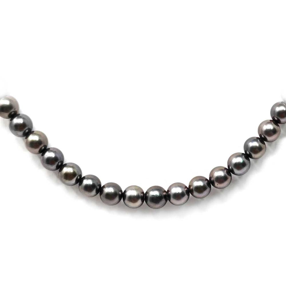 Filo di Perla Freshwater Grigio mm 6/6.5