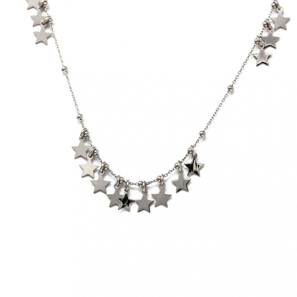 Girocollo in Argento 925 con Stelline