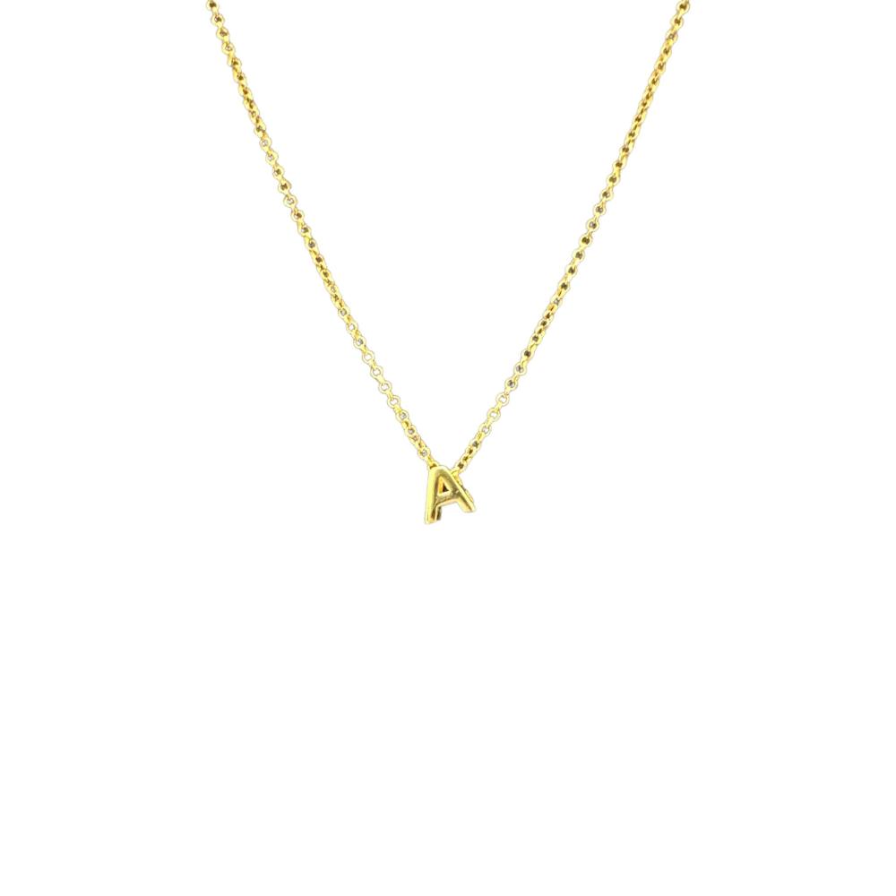 Lettere in argento 925 dorato