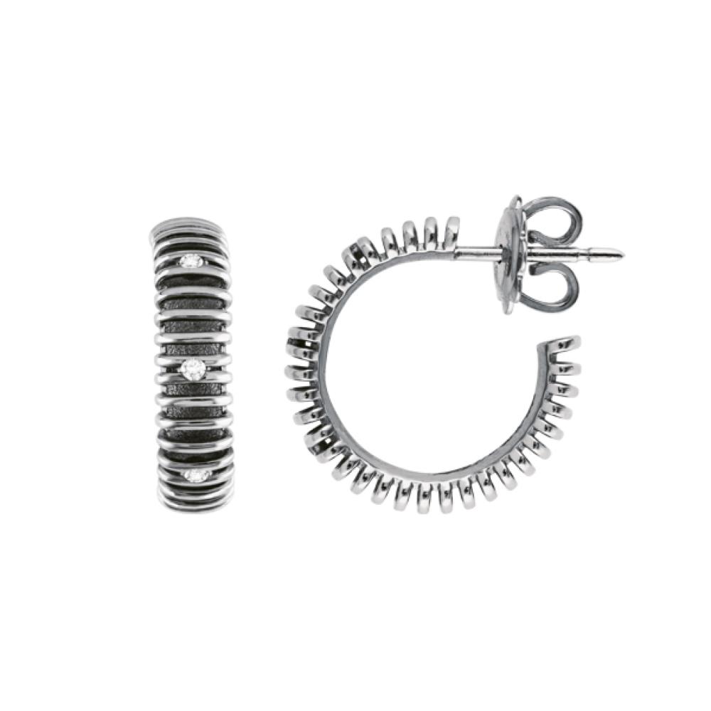 Orecchini a Cerchio con Diamanti Collezione My Light Salvini art. 20047402