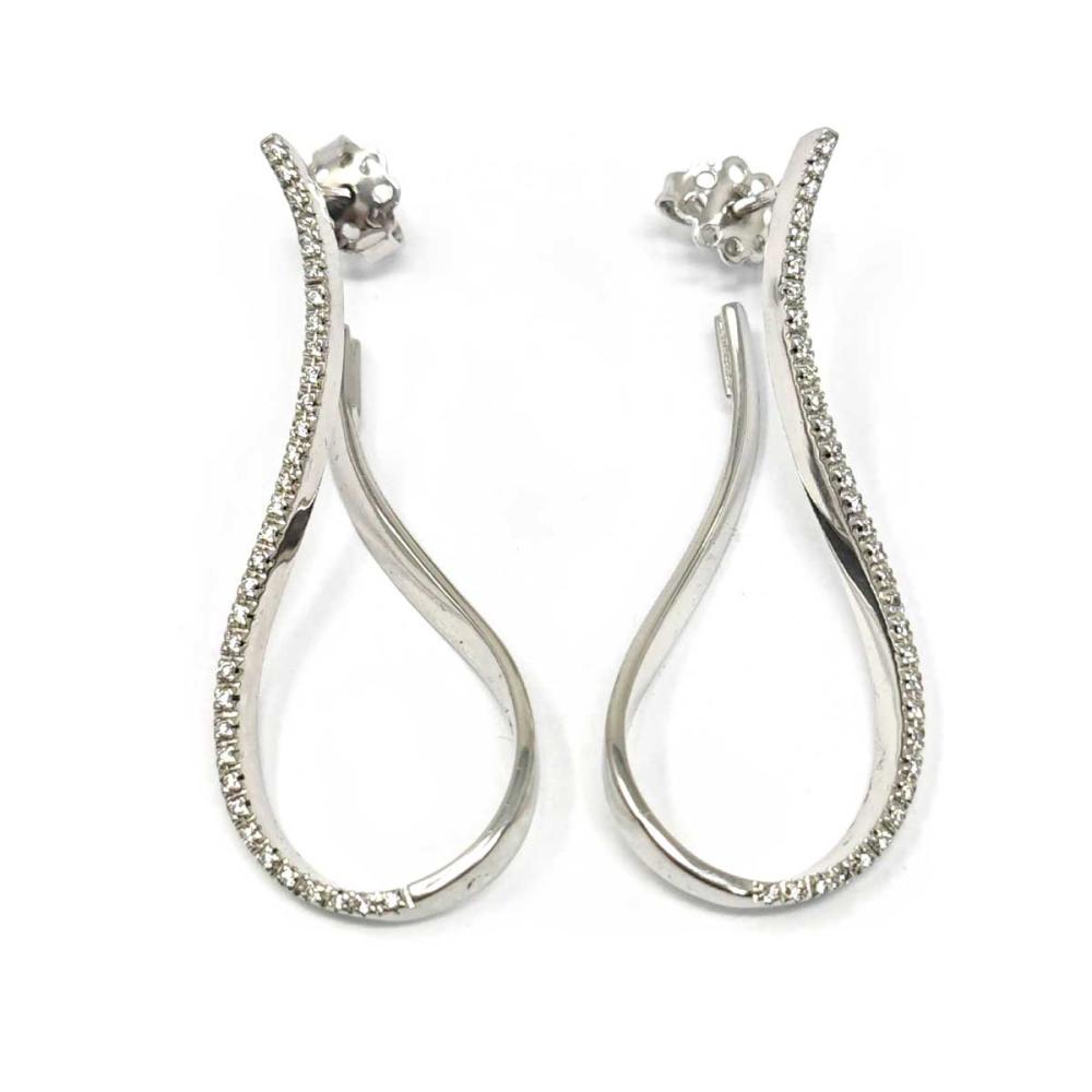 Orecchini con Diamanti CT 0.45 VVS IF F