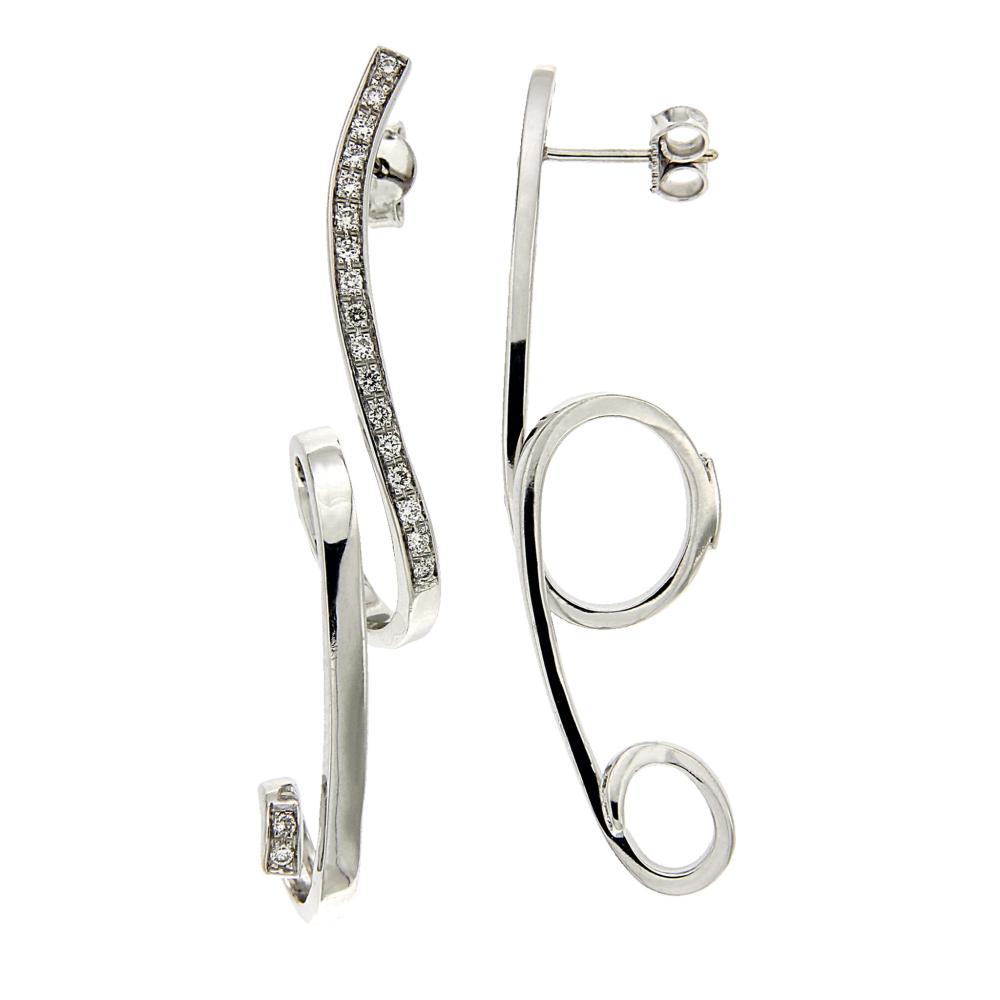 Orecchini con Diamanti CT 0.44 VVS IF F