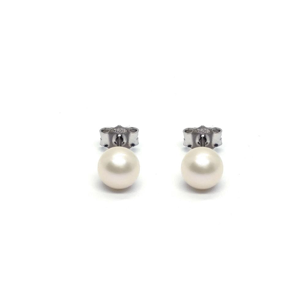 Orecchini con perla Freshwater 5/5.5 mm