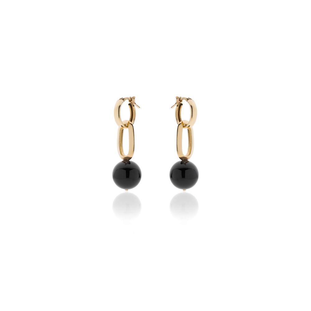Orecchini con perla nera Cherry Unoaerre ref.2483