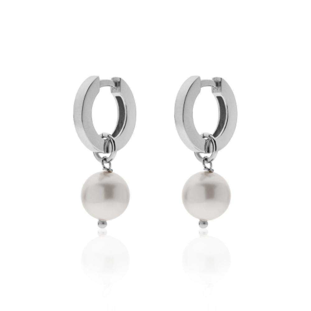 Orecchini in argento con cristallo bianco dedicata ad Afrodite UNOAERRE 6111