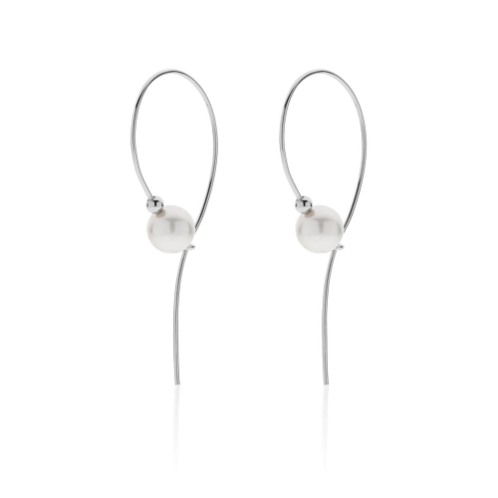 Orecchini in argento con cristallo bianco UNOAERRE 6107