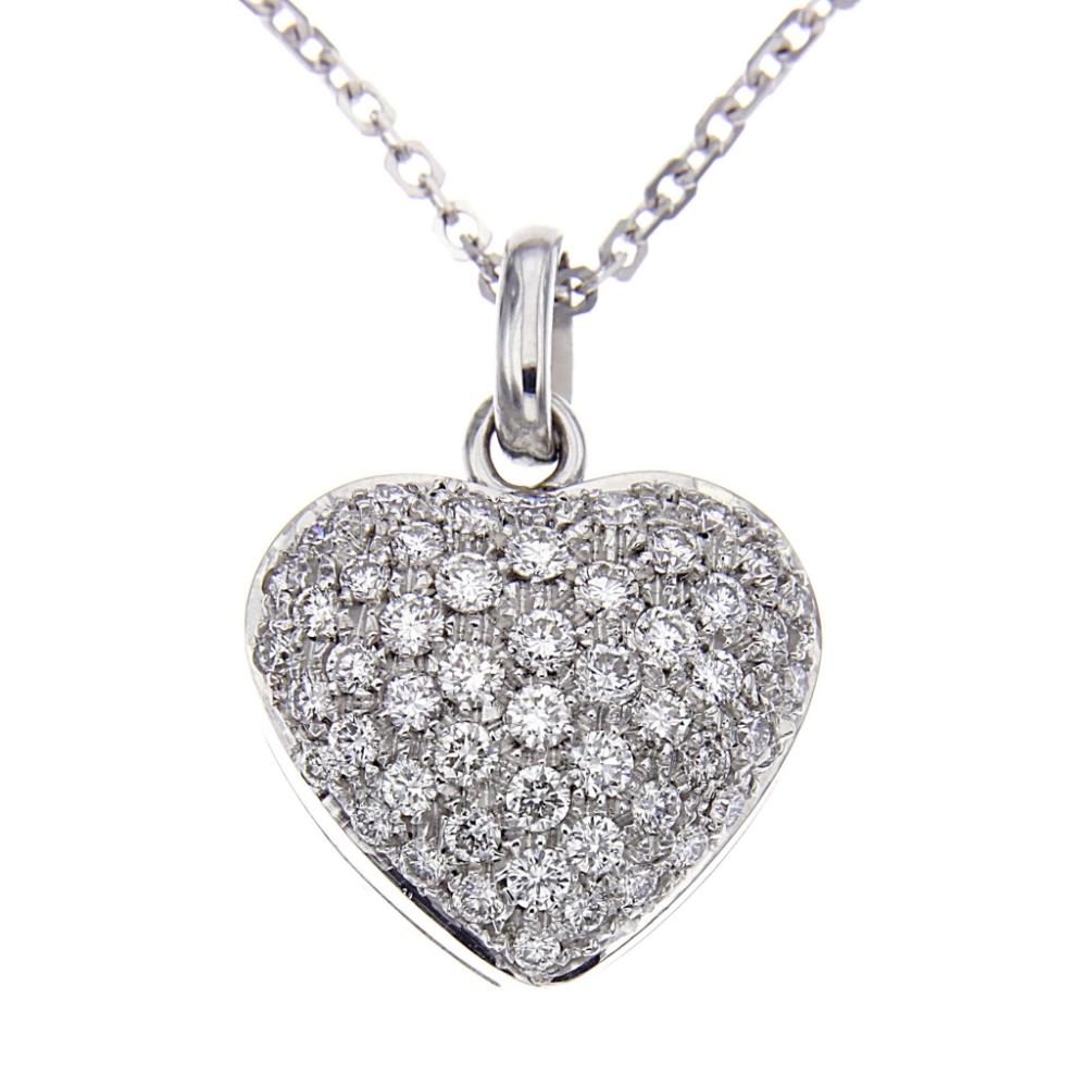 Pendente Cuore con Diamanti CT 0.77