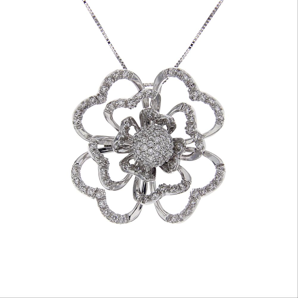 Pendente Fiore di Diamanti CT 1.21