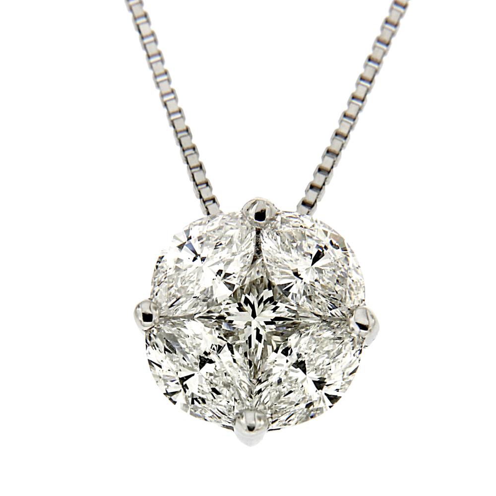 Pendente Punto luce con Diamanti CT 1.08