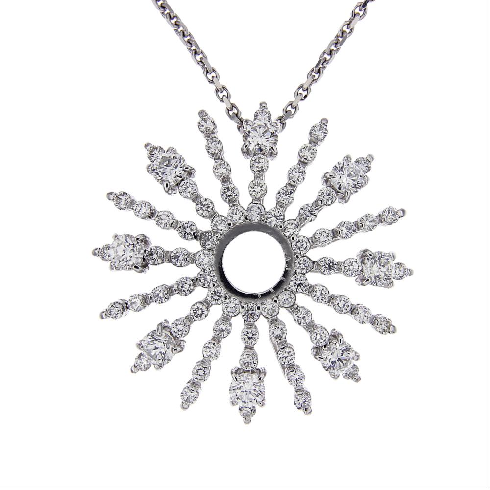 Pendente Sole con Diamanti CT 4.10