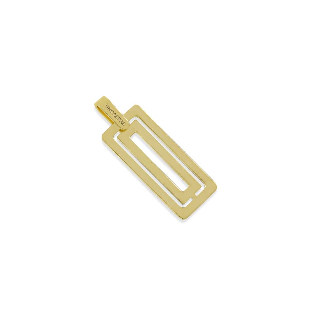 Pendente Unoaerre targa rettangolare ref.2542