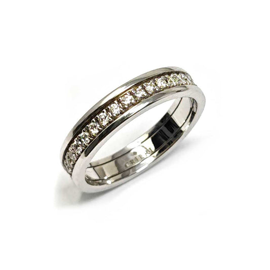Anello Riviera Crieri con Diamanti Bianchi Collezione ALWAYS CT 0.50