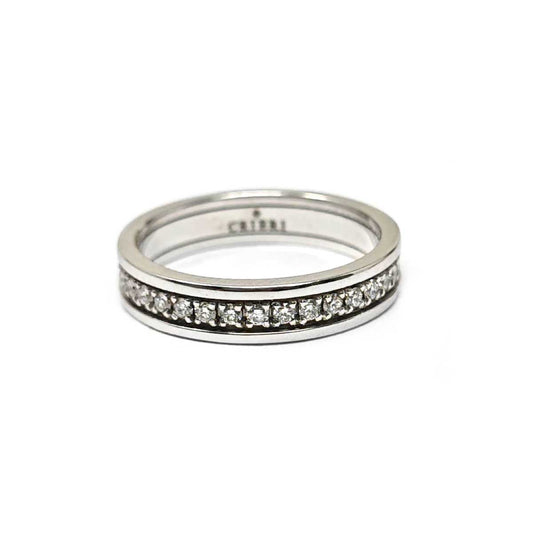 Anello Riviera Crieri con Diamanti Bianchi Collezione ALWAYS CT 0.50