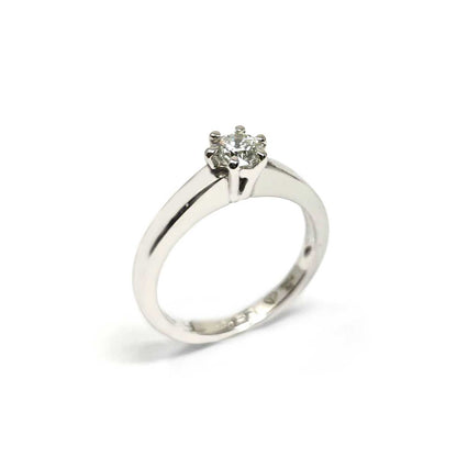 Anello Solitario CT 0.53 con Certificato LASER
