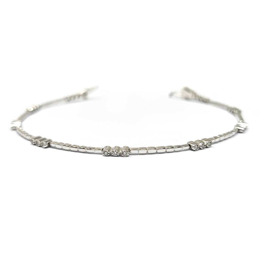 Bracciale Semirigido con Diamanti CT 0.22