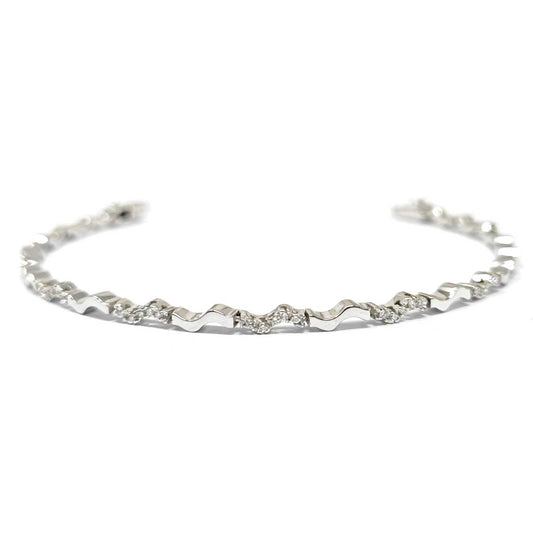 Bracciale Semirigido con Diamanti CT 0.55