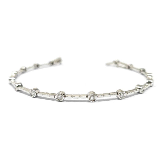 Bracciale Semirigido con Diamanti CT 0.62