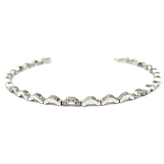 Bracciale Semirigido con Diamanti CT 0.30