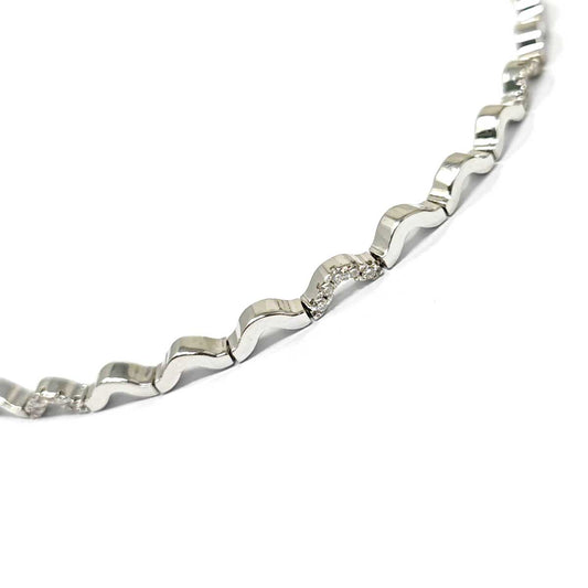 Bracciale Semirigido con Diamanti CT 0.30