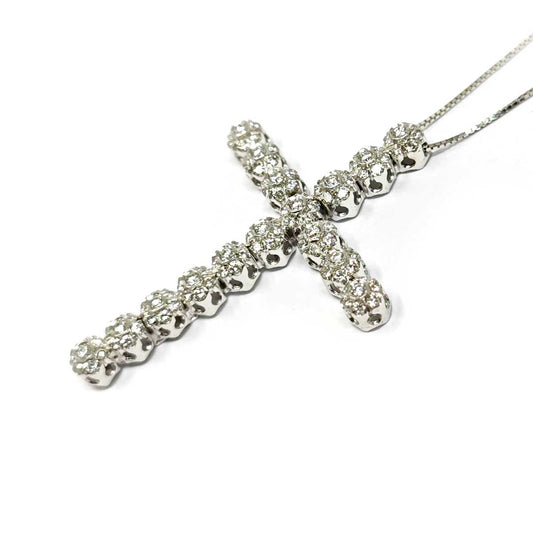 Pendente Croce con Diamanti CT 1.06