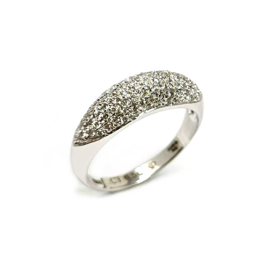 Anello Pavè di Diamanti CT 0.54