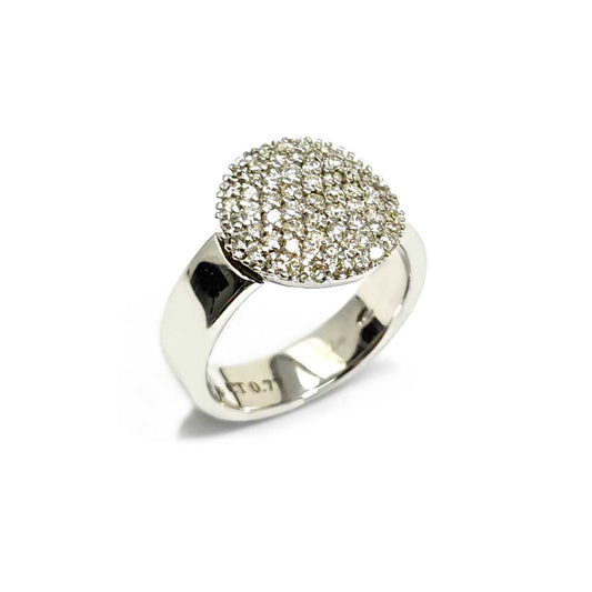 Anello Stilizzato con 64 Diamanti CT 0.77