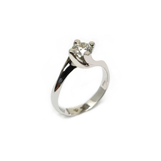 Anello Solitario Valentino con Diamante CT 0.71 VS1 E