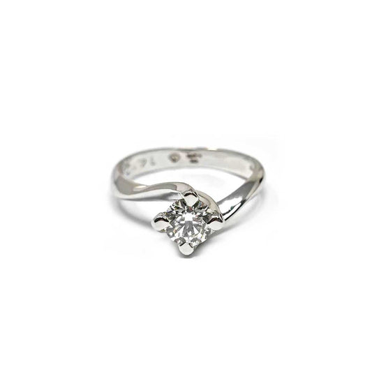 Anello Solitario Valentino con Diamante CT 0.71 VS1 E
