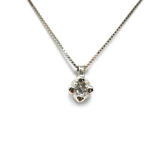 Pendente Punto Luce  con Diamante CT 0.09