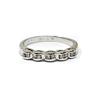 Anello Veretta con Diamanti CT 0.18
