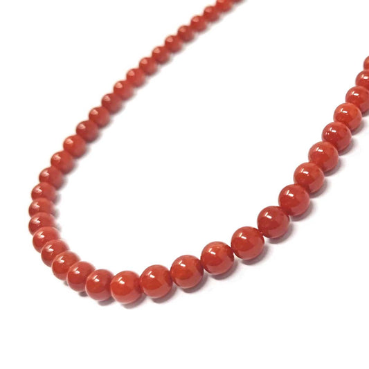 Filo di Corallo da 5/5,5 mm Rosso Moro Mediterraneo EX