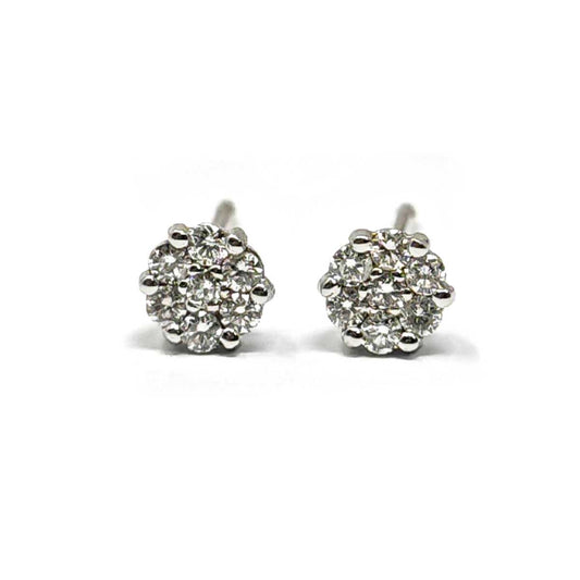 Orecchini  Rosetta con Diamanti CT 0.30