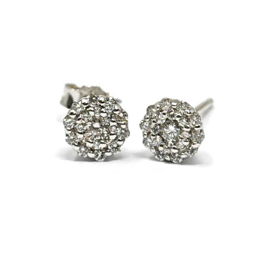 Orecchini con Diamanti  Rosetta CT 0.36