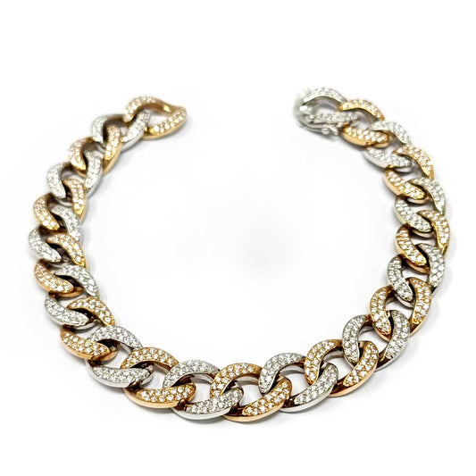 Bracciale in Oro a Maglia Bicolore CT 3.30