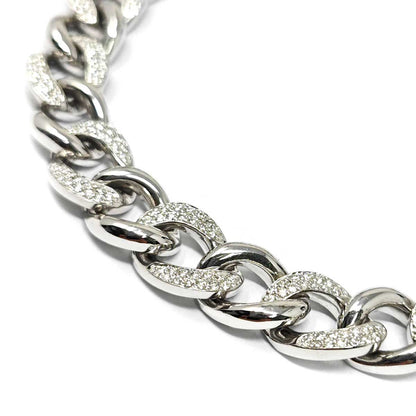 Bracciale a Maglia in Oro Bianco CT 1.70