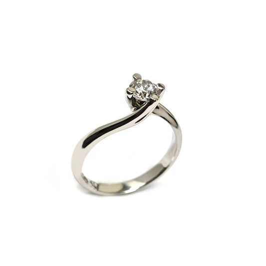 Anello Solitario con Diamante Certificato IGI CT 0.50