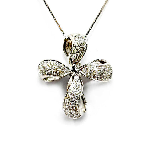 Pendente Croce con Diamanti CT 0.60