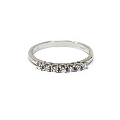 Anello Veretta 7 Diamanti CT 0.21