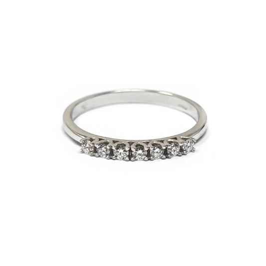 Anello Veretta 7 Diamanti CT 0.21