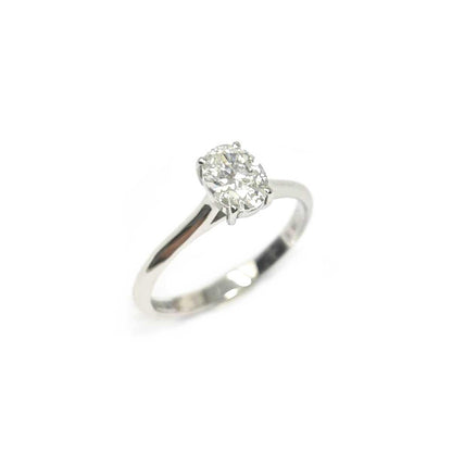 Anello Solitario Taglio Ovale CT 0.70 VS1 D GIA Certificato