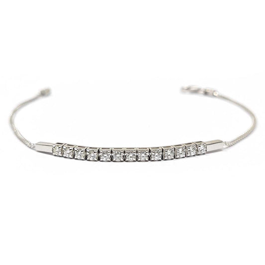 Bracciale Mezzo Tennis con Diamanti CT 0.55