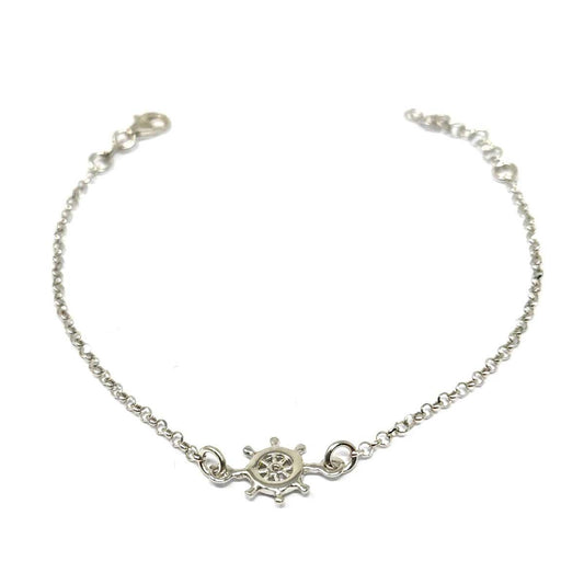 Bracciale in argento con ciondolo