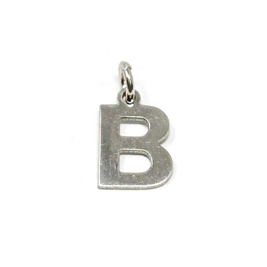 Pendenti Lettere in argento rodiato bianco lucido
