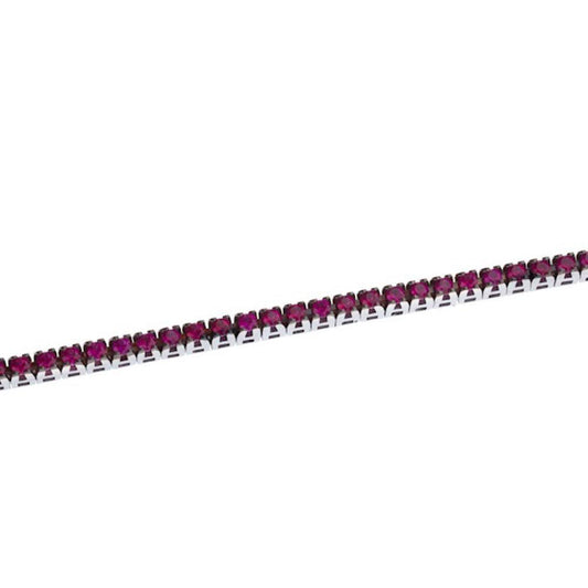 Bracciale in Oro Bianco con Rubini CT 2.45