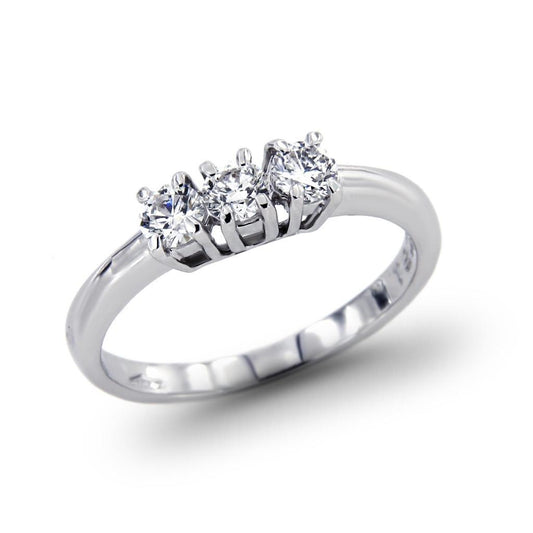 Anello Trilogy con Diamanti CT 0.60